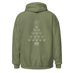 Christmas by the Sea Shell Unisex Hoodie